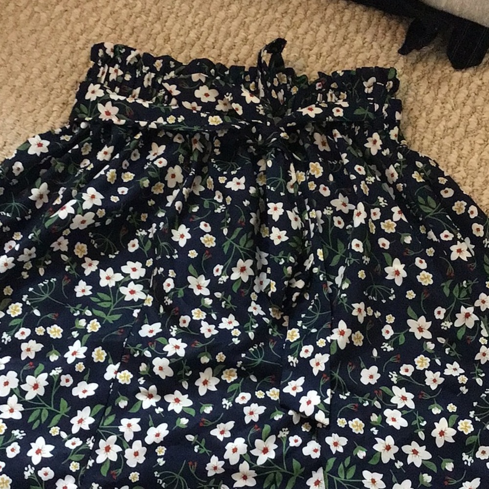 Floral  flows skirt